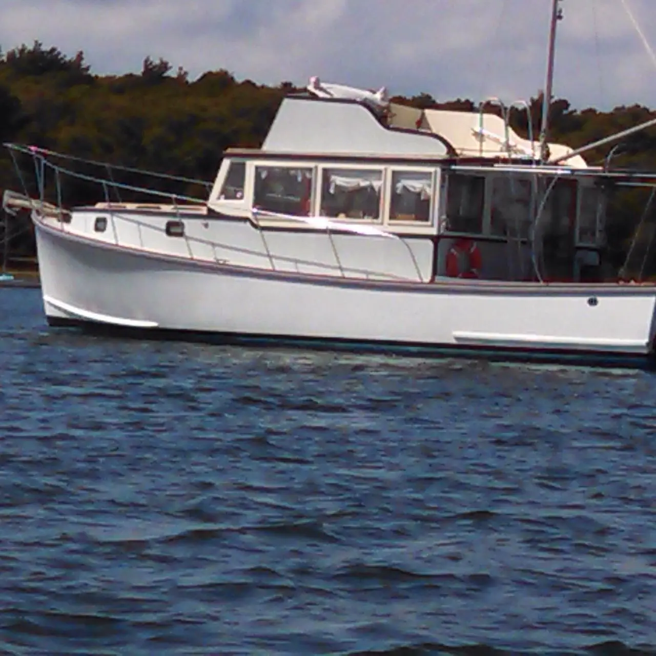 1977 Used Stanley 44 Downeast Fishing Boat For Sale