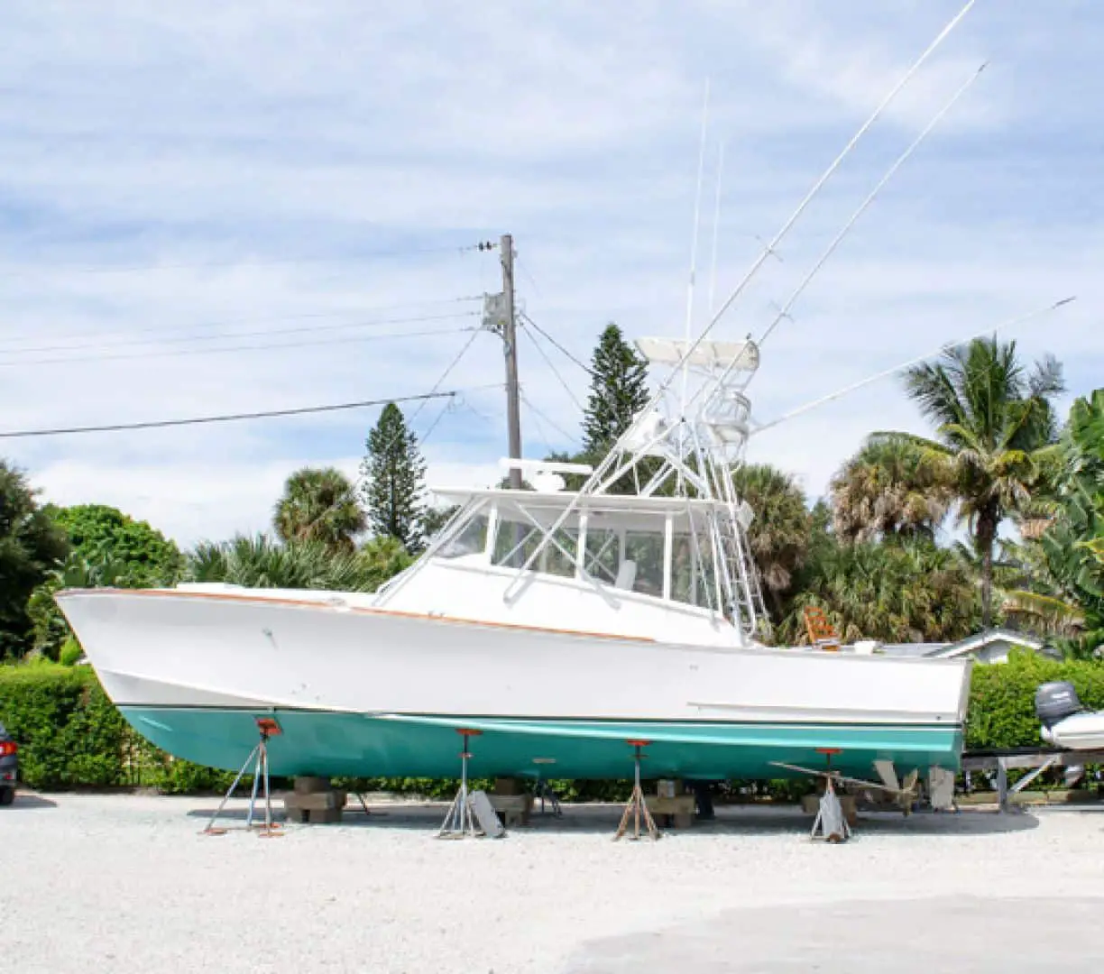 1986 Used Knowles 40 Custom Express Saltwater Fishing Boat For Sale ...