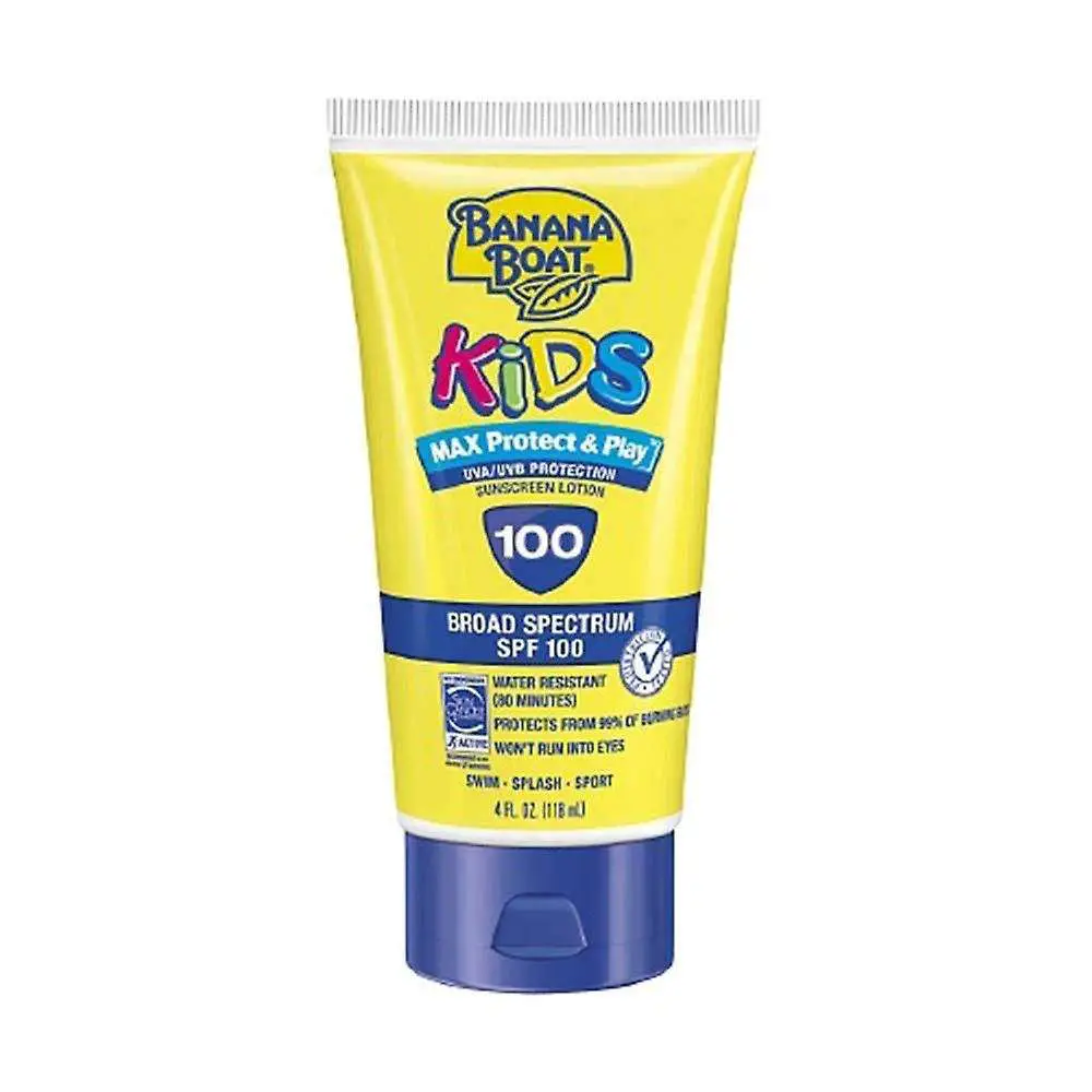 Banana boat kids broad spectrum sunscreen lotion, spf 100 ...