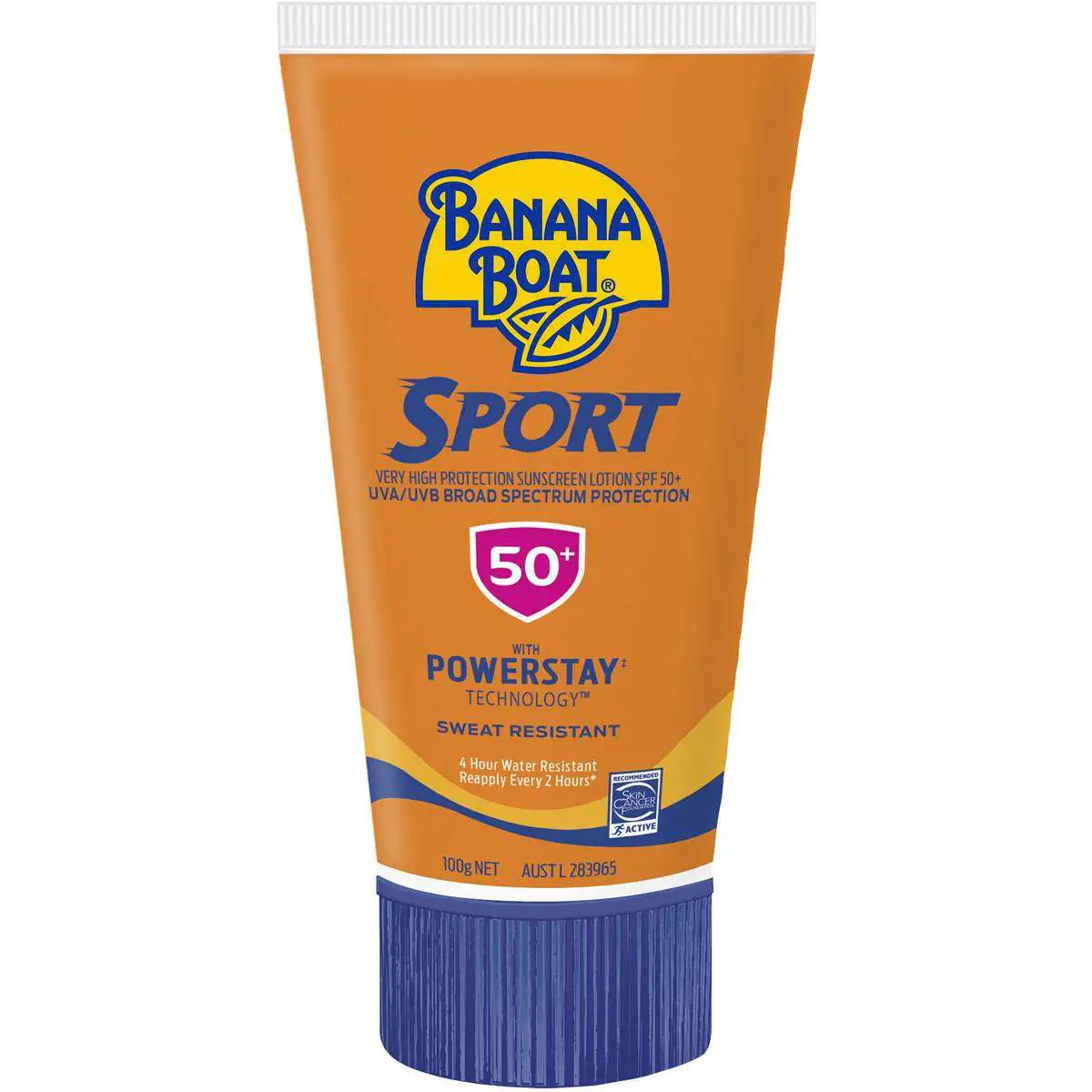 Banana Boat Spf 50+ Sunscreen Sport Tube 100g
