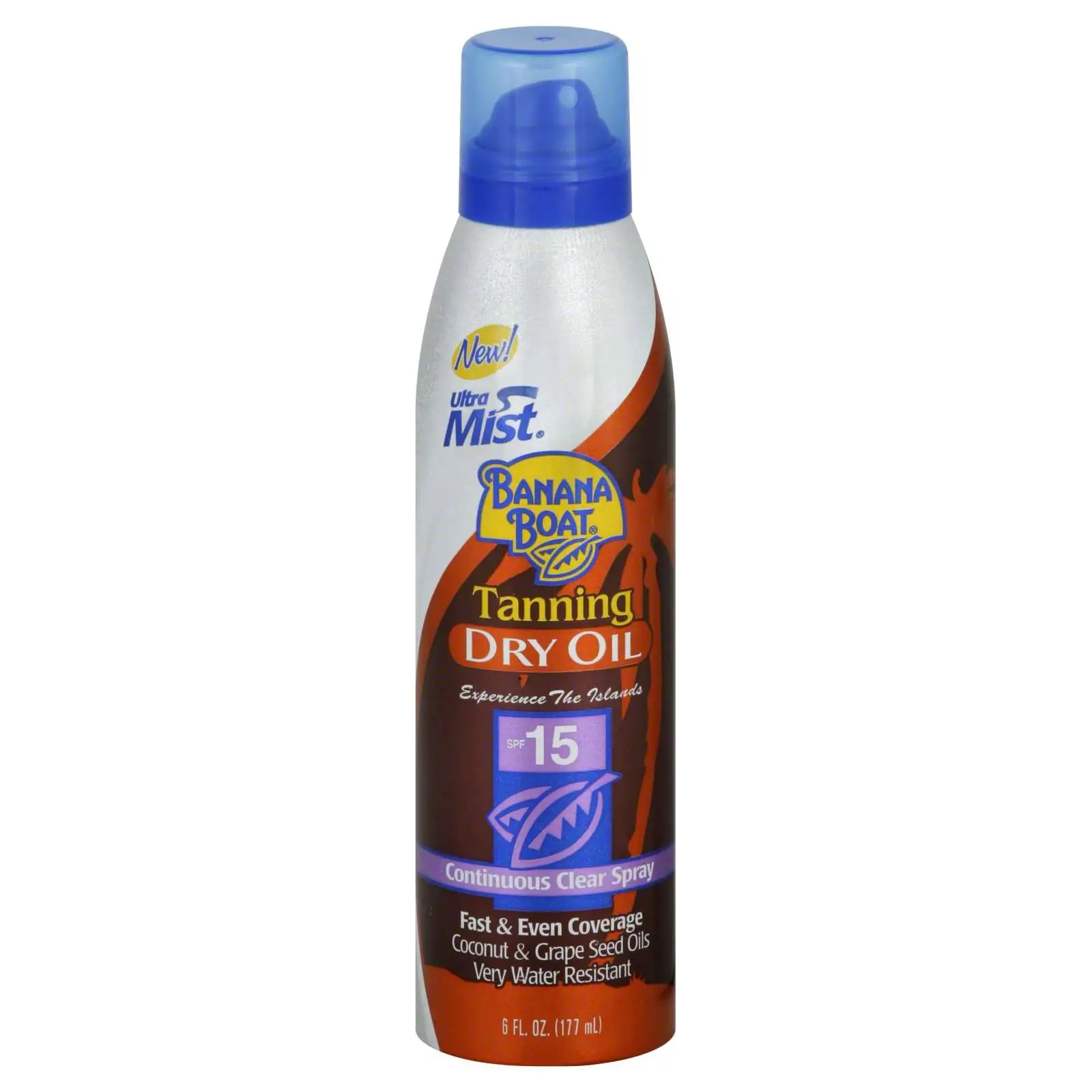 Banana Boat Ultra Mist Tanning Oil, Dry, Clear Continuous ...