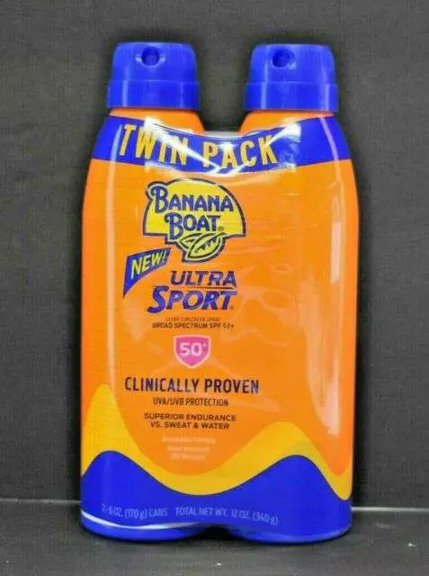 Banana Boat Ultra Sport Clear Sunscreen Spray (2