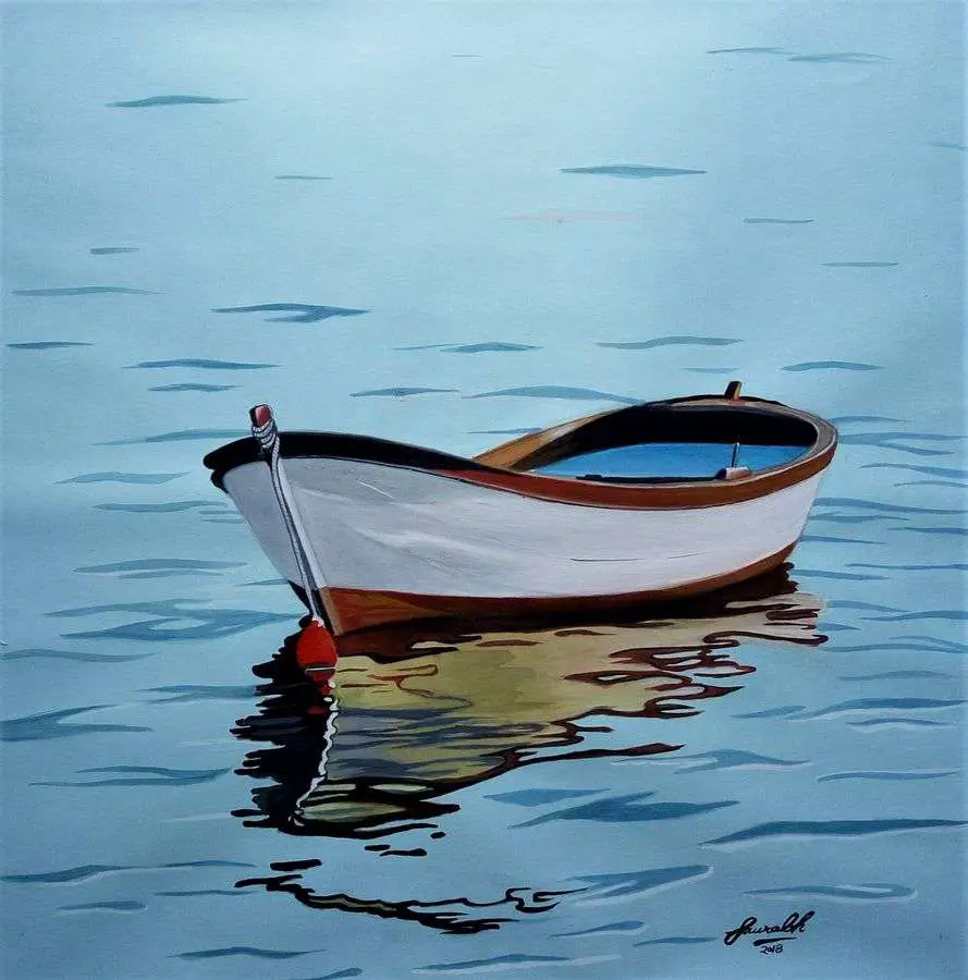 Buy Boat Painting at Lowest Price by Saurabh Kumar