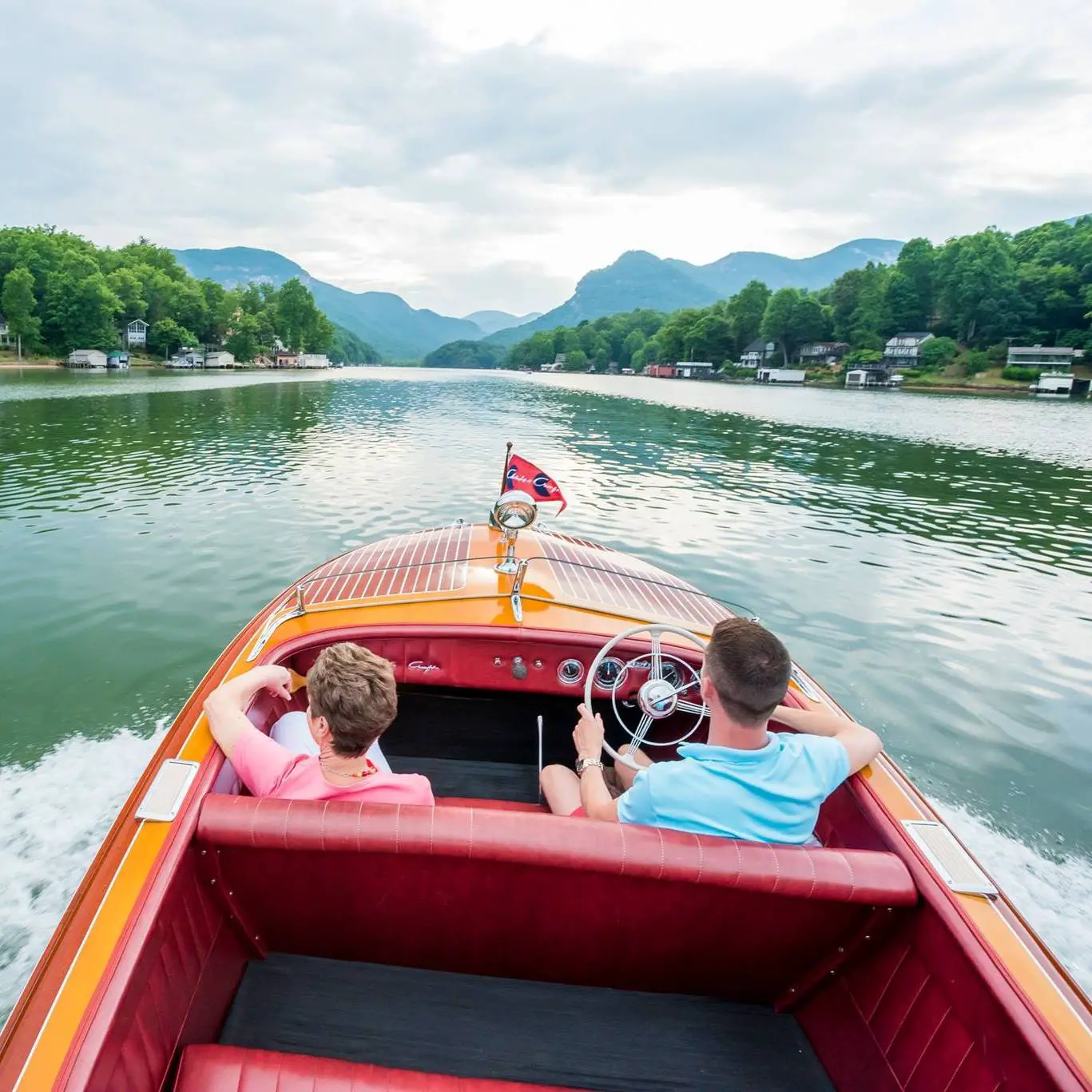 Classic Boat Parade on Lake Lure
