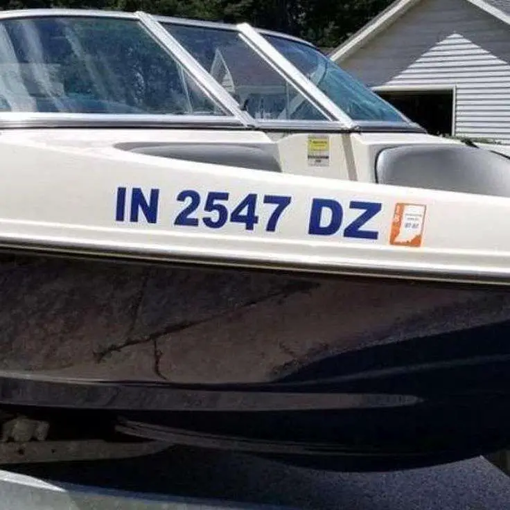 Custom Boat Registration Numbers