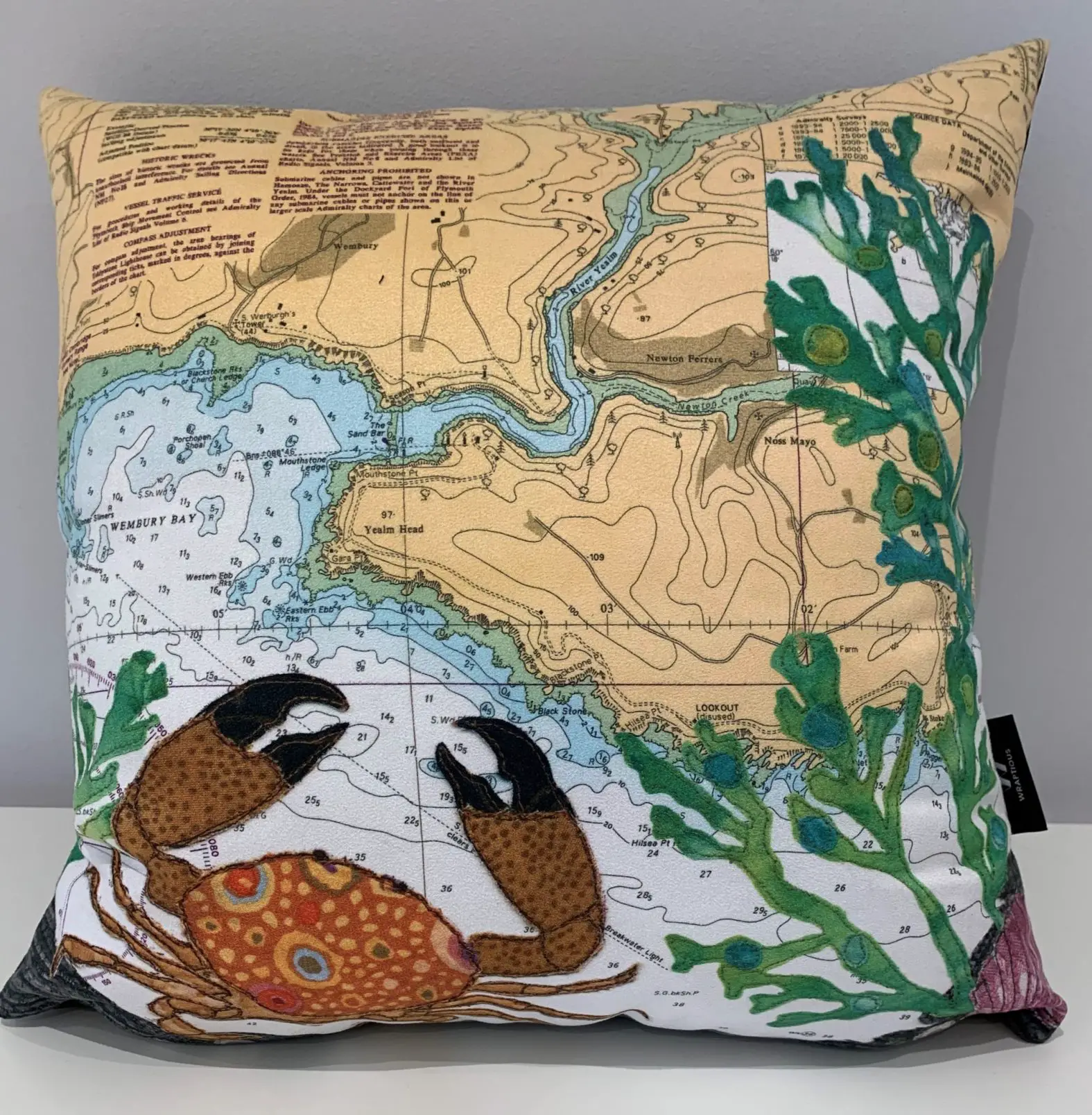 Faux Suede Cushions by Hannah Wisdom Textiles