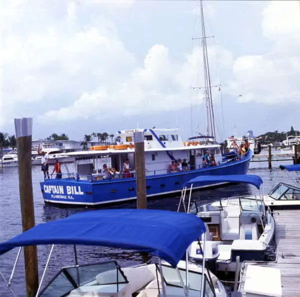 Florida Memory  View showing the charter boat " Captain Bill"  in Ft ...