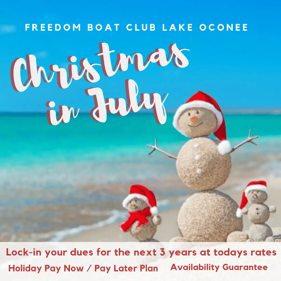 Join Freedom Boat Club at Lake Oconee and save big during their holiday ...