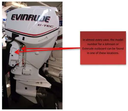 Locating Serial and Model Information on an Outboard ...