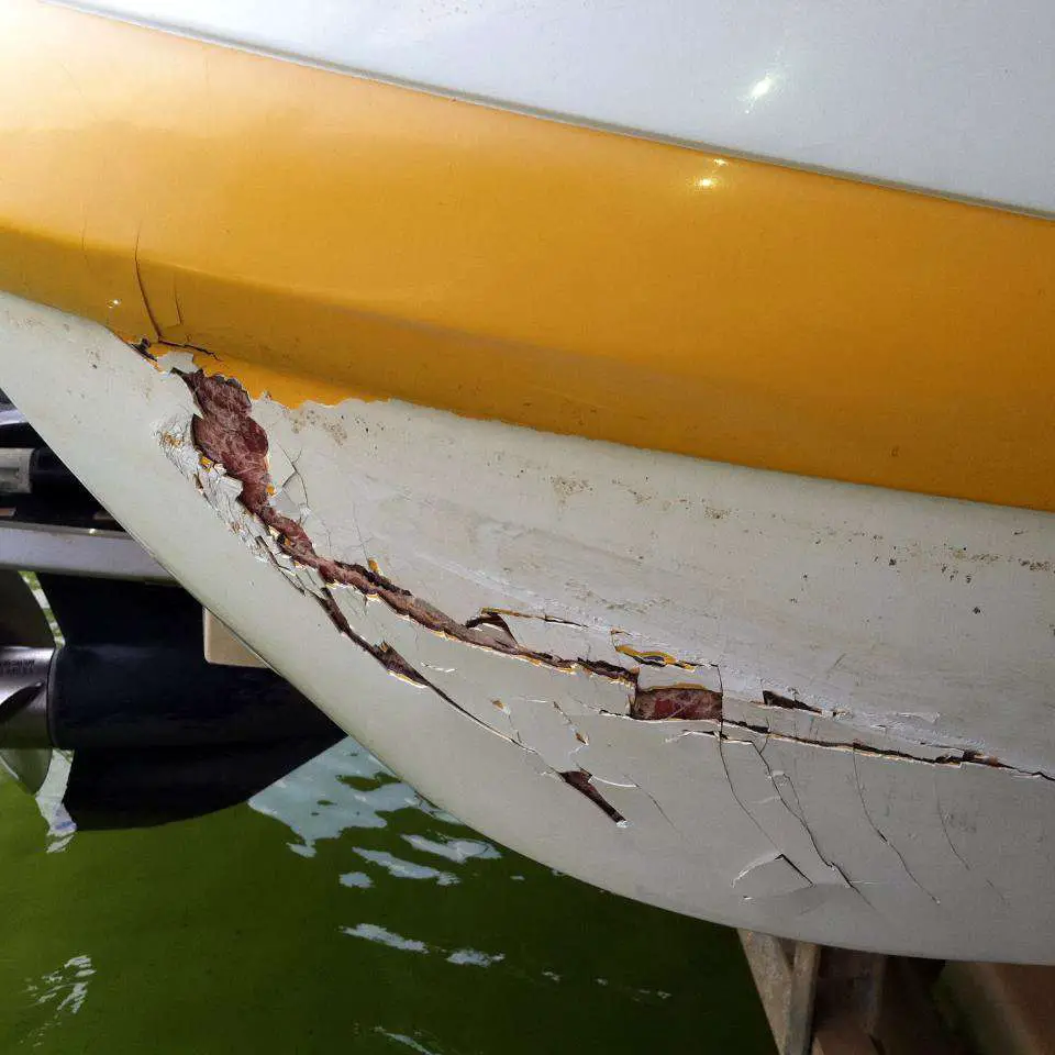 Mach Boats Fiberglass Repair
