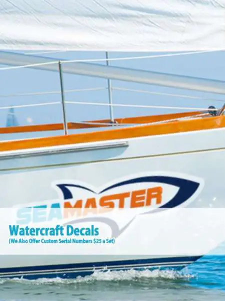 Offering Custom Cut Boat Registration Numbers &  Decals ...