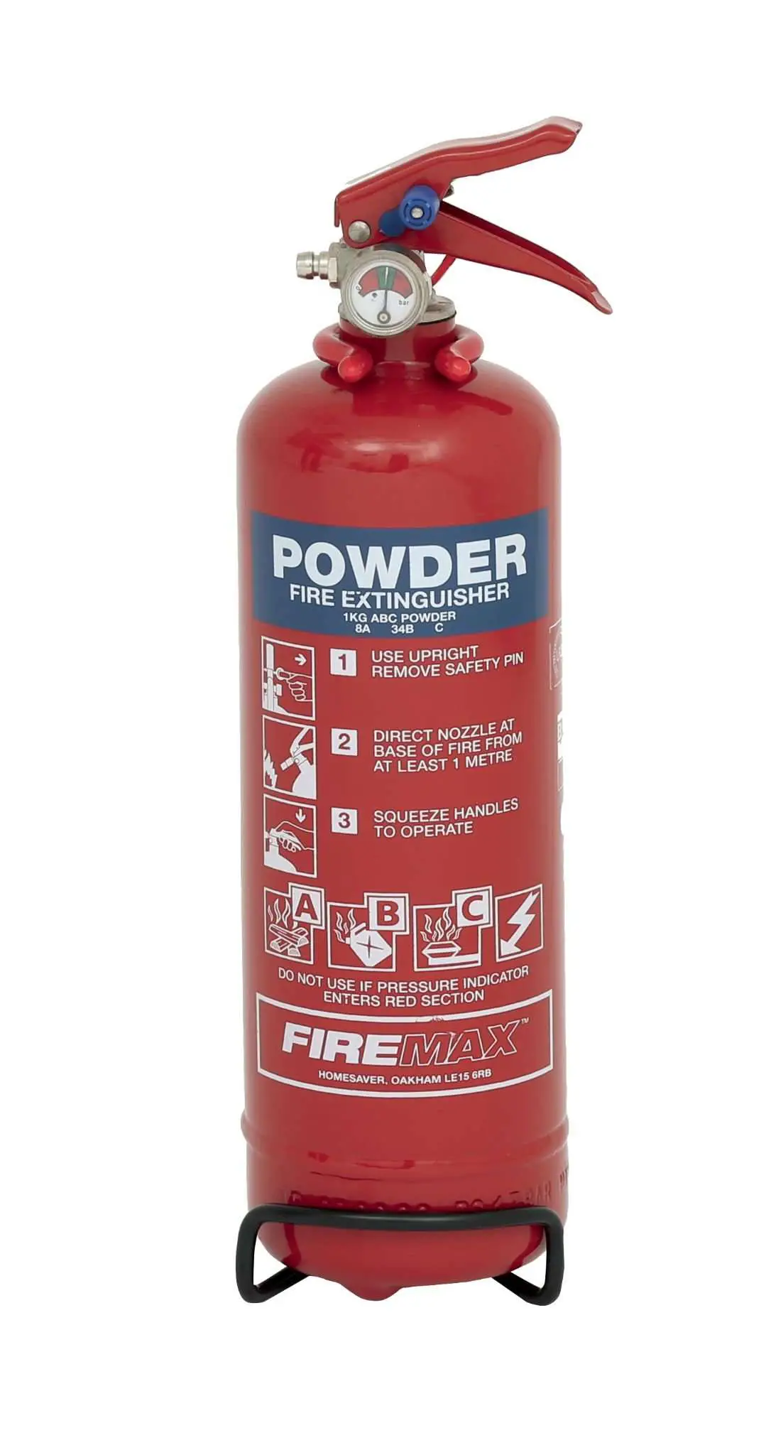 Powder Fire Extinguisher 1Kg ABC Firechief Small Boat