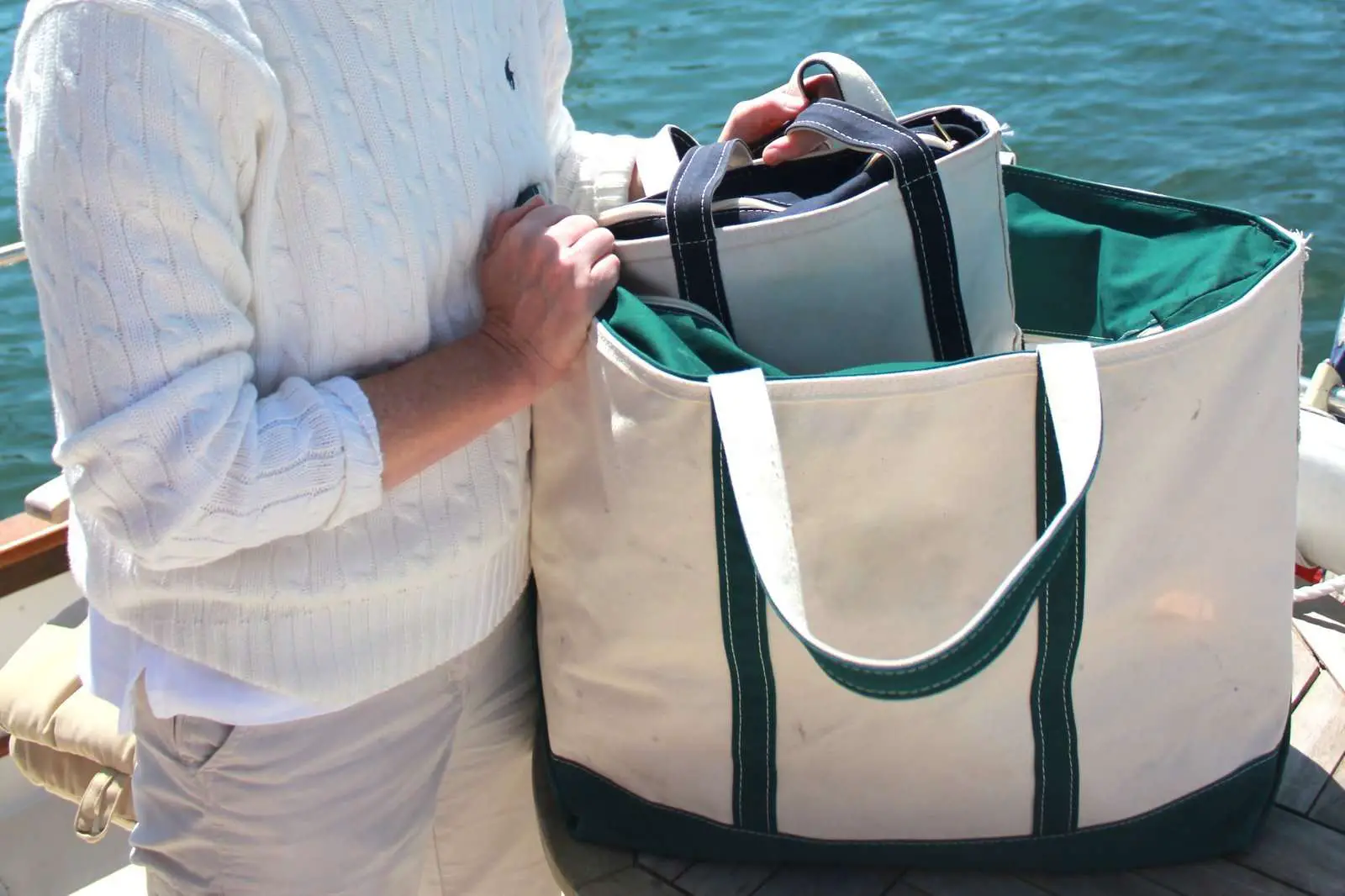 Salt Water New England: Canvas Boat Bags and The L.L. Bean ...