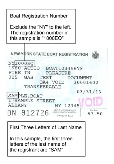Sample Registration Documents