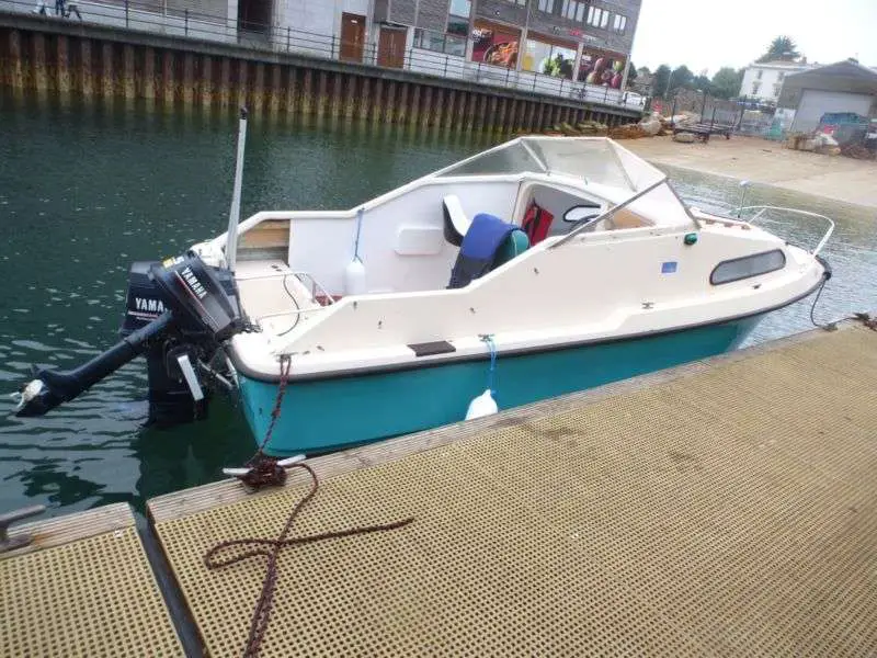 Shetland 570 Boat & Trailer Great Fishing Boat 70 Hp ...