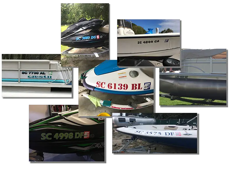South Carolina Boat Registration Numbers SC