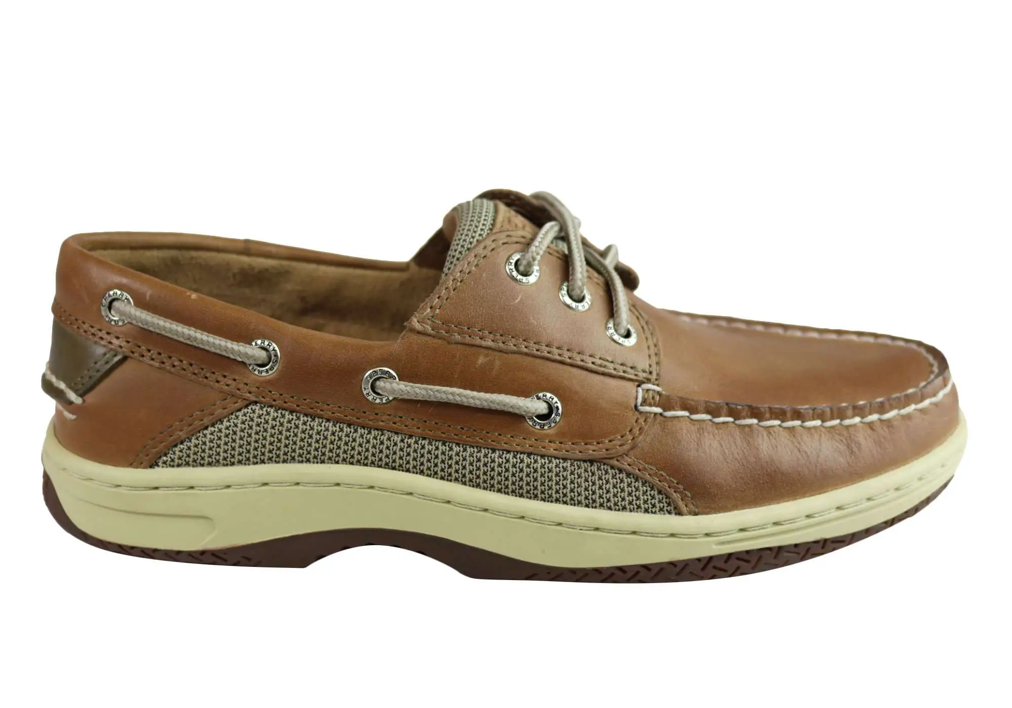 Sperry Mens Billfish Comfortable Wide Fit Leather Boat ...