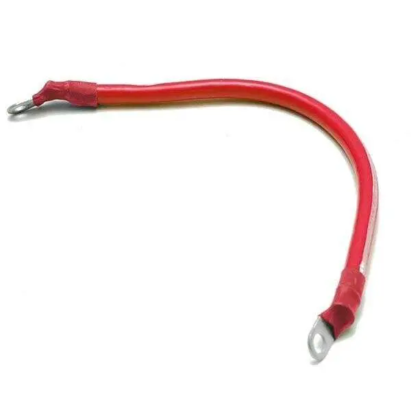 STANDARD 2 AWG 1 foot 6 inch RED BOAT BATTERY CABLE