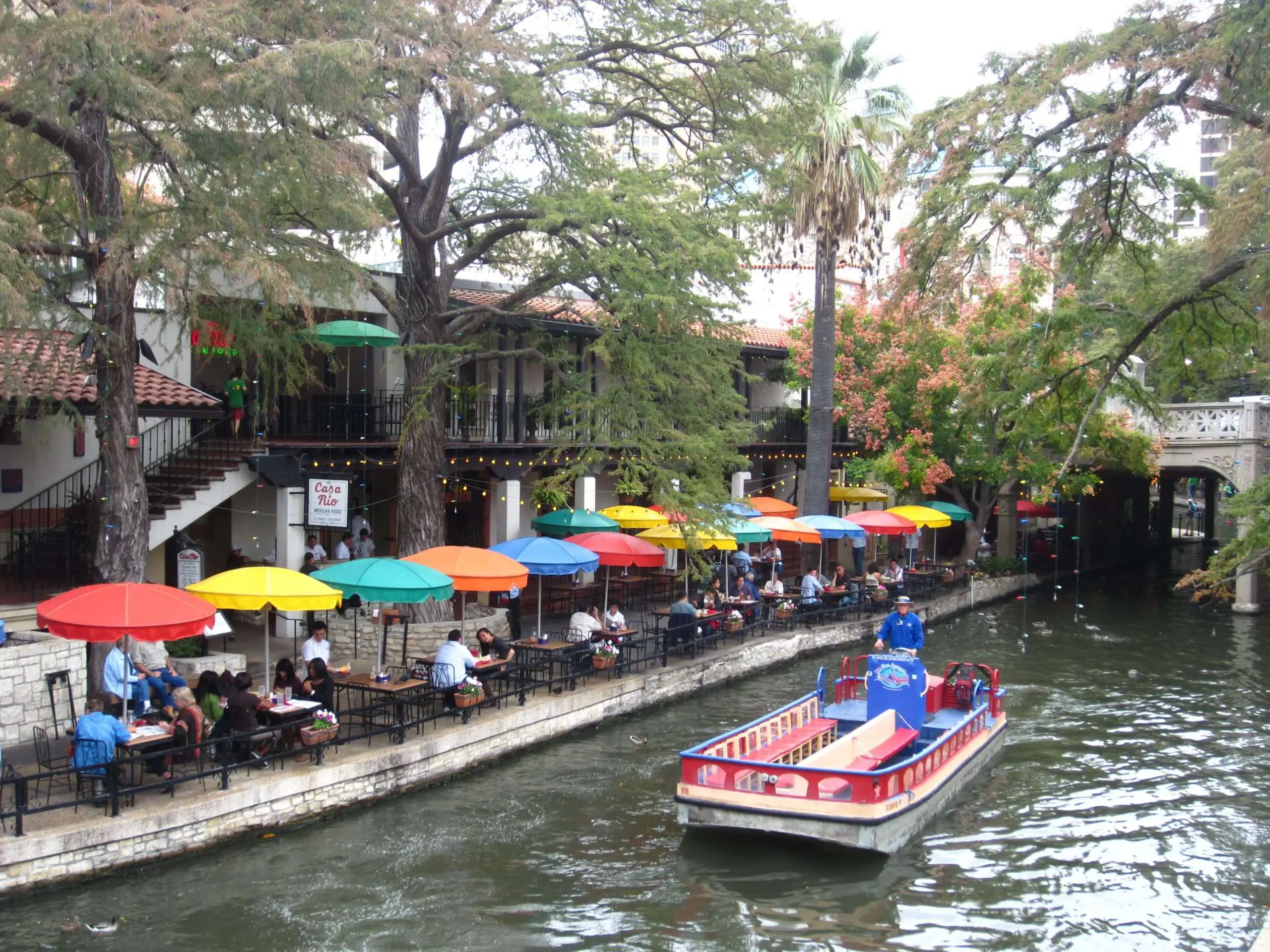 The famous River Walk in San Antonio, Texas. Take a walk ...