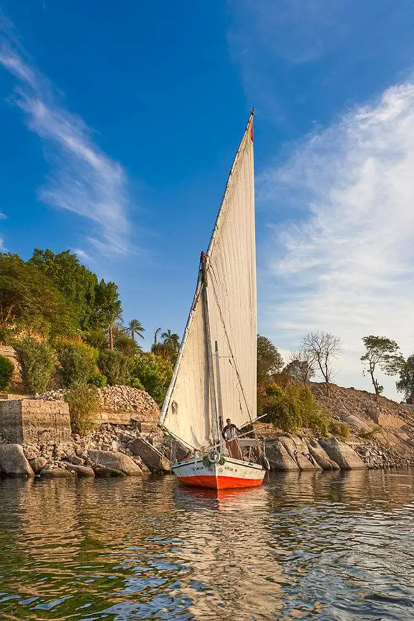 Traditional Egyptian Sailboat On The Nile Photograph by Mark E Tisdale