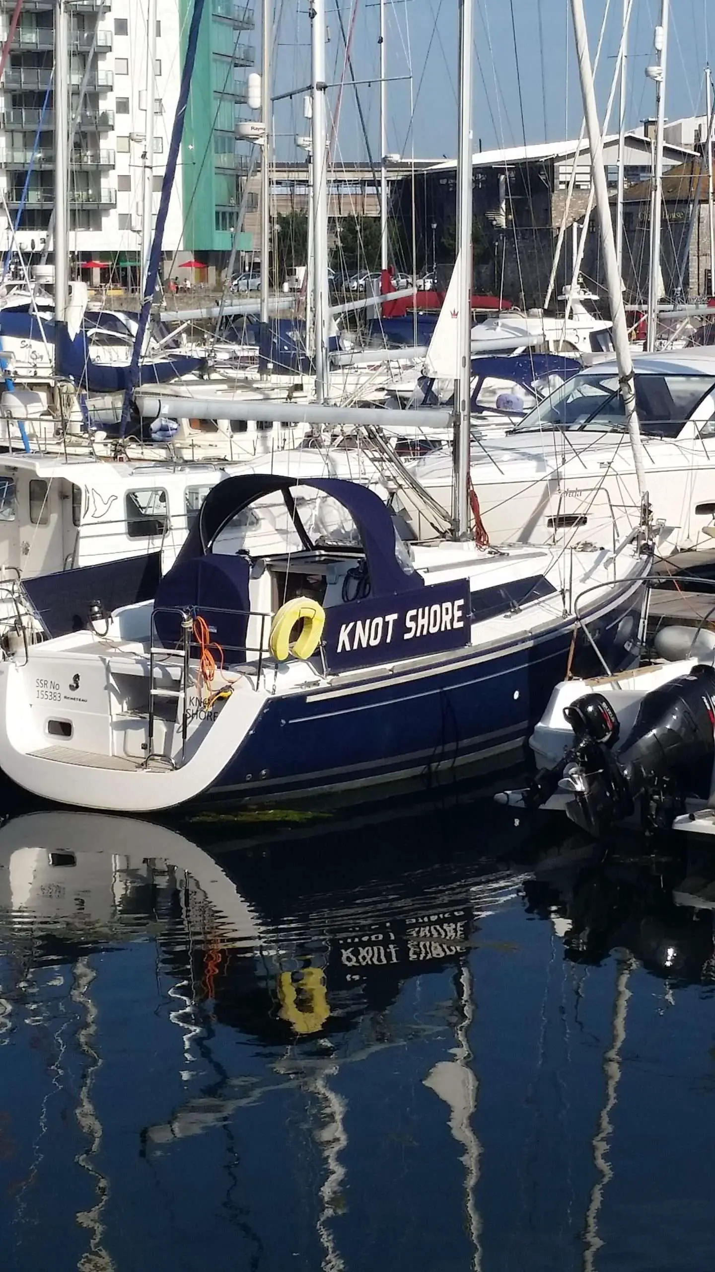 When you ask your gf to name the boat.